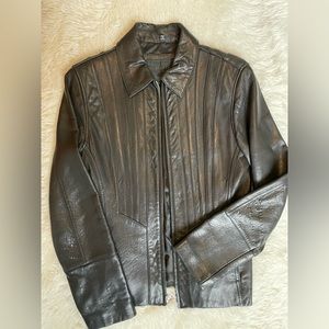 Avanti New York Black Leather Jacket